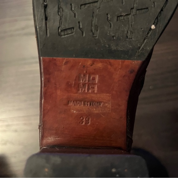 MOMA Italian real leather boots,excellent condition,size 39(8.5),chestnut colour - Picture 14 of 14